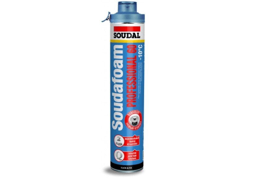 Пена монтажная зимняя Soudafoam Gun P60 click